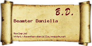 Beamter Daniella névjegykártya